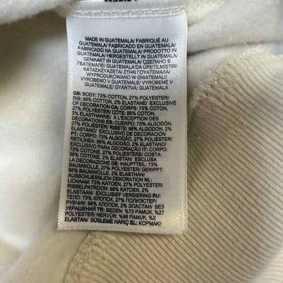 The North Face Men’s Large Ivory Crewneck Sweatshirt Soft Fleece EUC - Picture 5 of 9